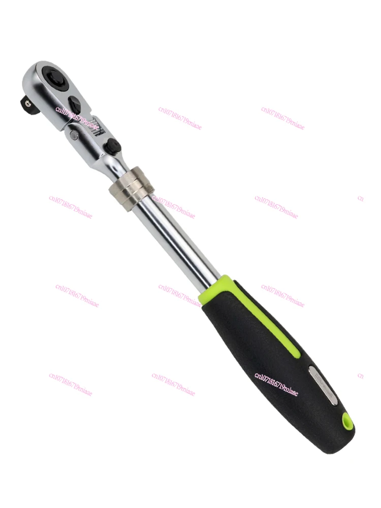 Two-way labor-saving maintenance Universal lengthened telescopic single multi-functional wrench ratchet import