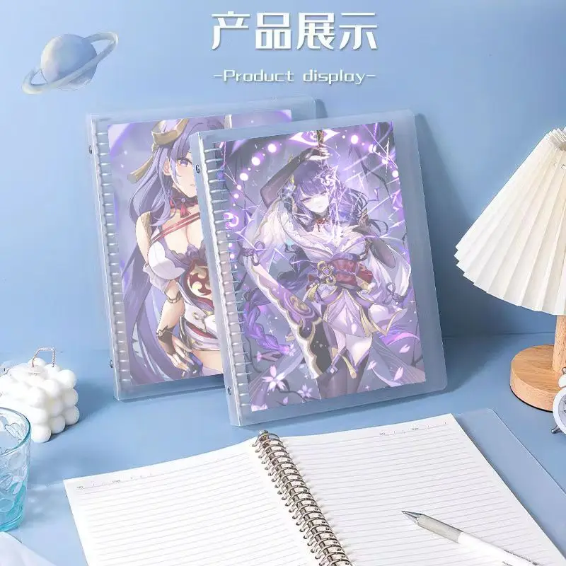 Genshin Impact loose leaf book B5 binder notebook Raiden Shogun Game stationery office accessories gift  journal notebook