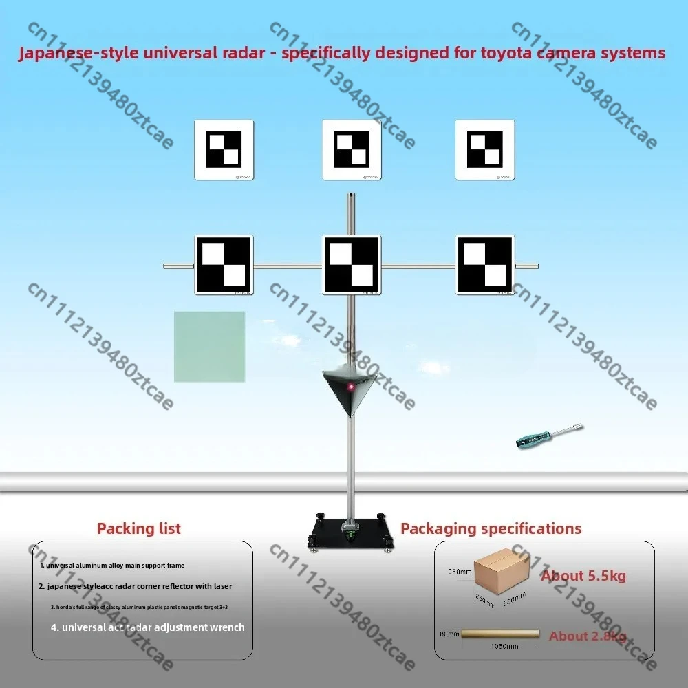 DAS Calibration Tool, ADAS Radar Calibration Equipment, Millimeter Wave Sensor Calibration System for Automotive Workshop