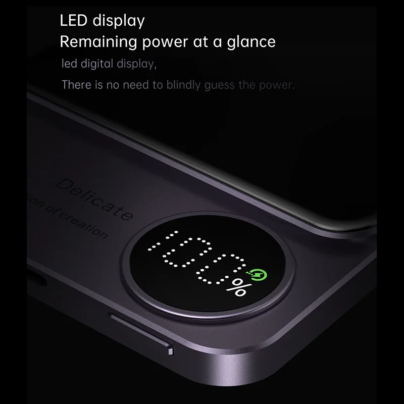PowerBank 10000mah baterai cadangan paduan ultra tipis untuk bank daya Magsafe pengisi daya Cepat nirkabel untuk iPhone 14 13 12 11 X AirPods