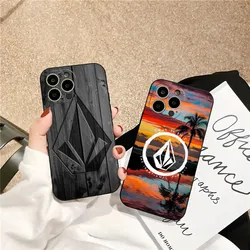 Luxury VolcomS Phone Case For Iphone 13ProMax 15 11 13 14 Pro Xs Max Mini Xr X 7 8 6 6s Plus Shell Coque