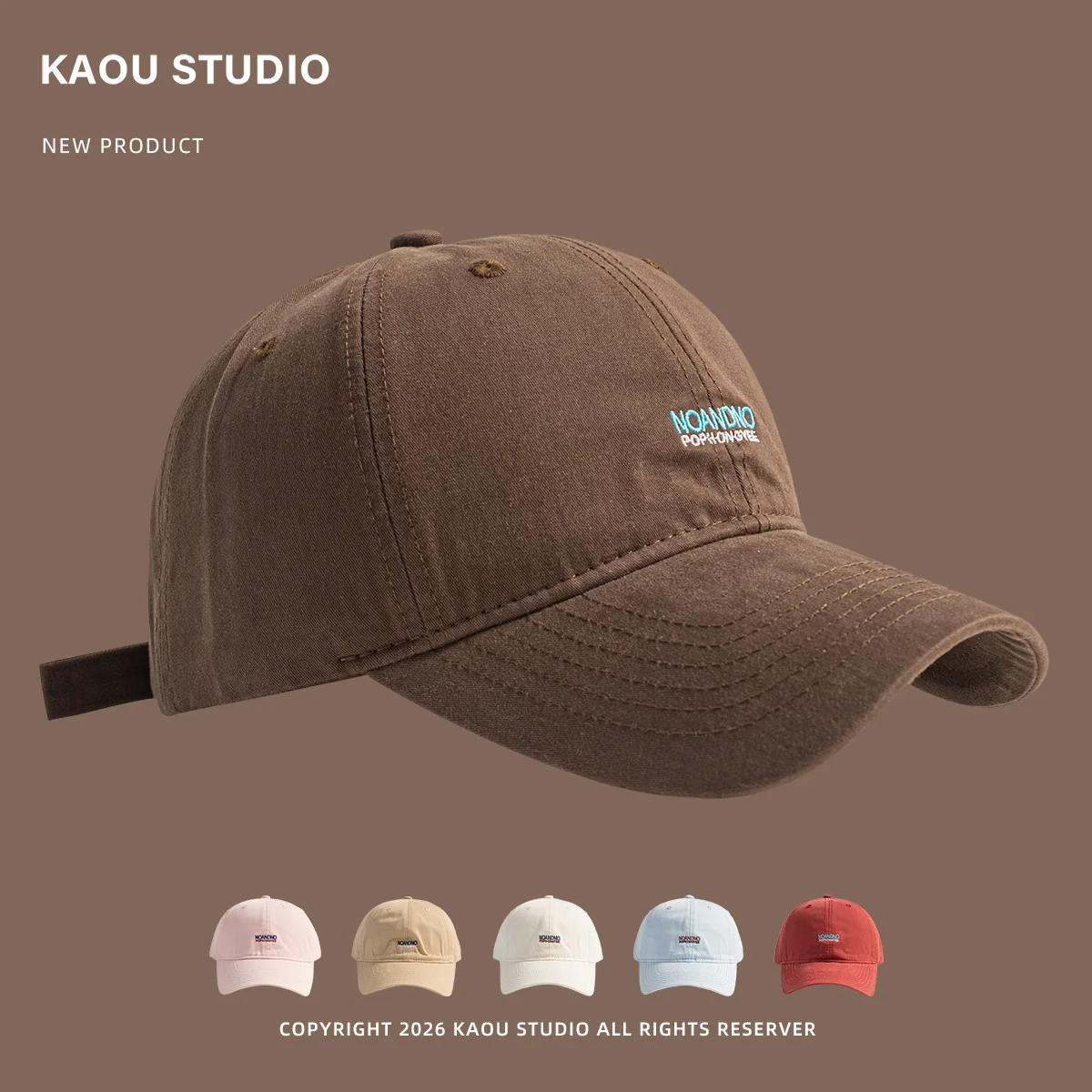 Hat that makes your face look smaller, duckbill cap, spring & fall versatile, curved brim sunshade baseball cap