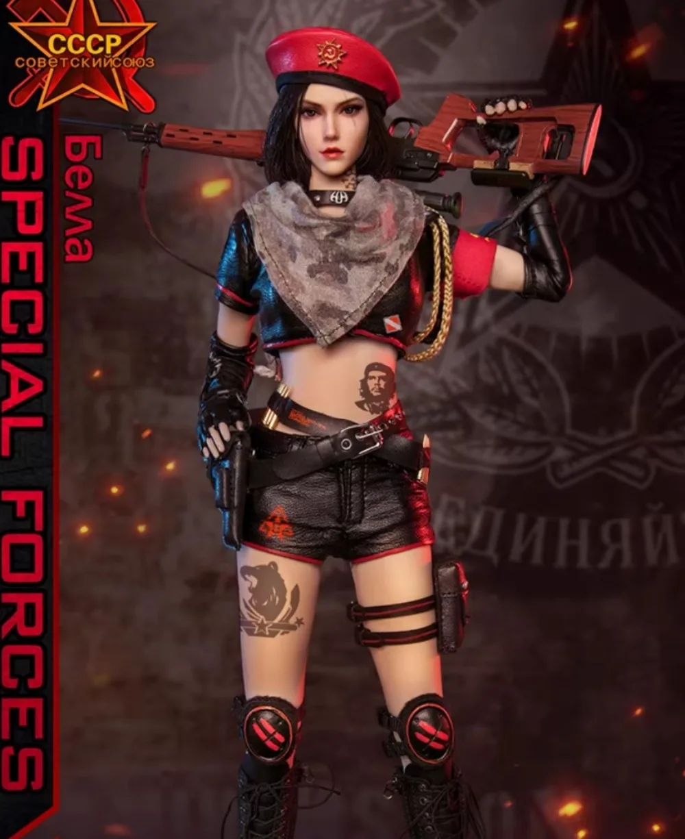 FS 73048B Flagset 1/6 Scale Female Soldier Red Alert Sniper Accessory Action Figure