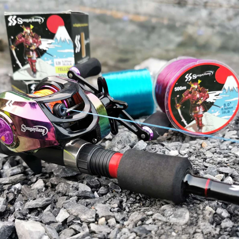 Sougayilang 500M Nylon Fishing Line Made of Japanese Material Strong Line Monofilament for Perch and Carp Fishing Accessories