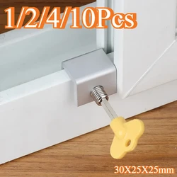 Window Security Key Lock Sliding Doors Windows Restrictor Child Safety Anti-theft Door Stopper Household Improvement Hardware