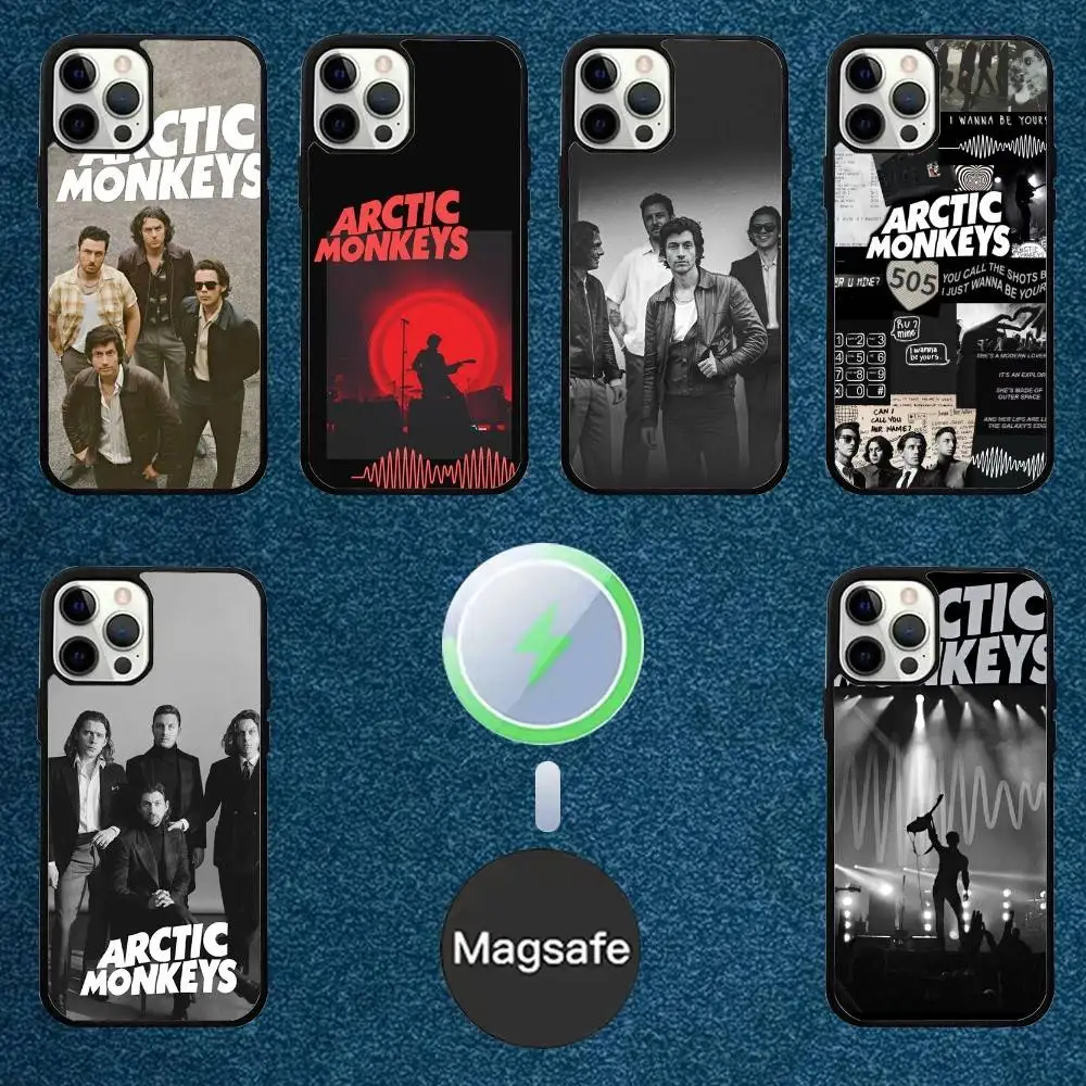 

A-Arctic Rock Monkeys Phone Case For iPhone 16,15,14,13,12,11,Plus,Pro,Max Mini Magsafe Magnetic Wireless Charging