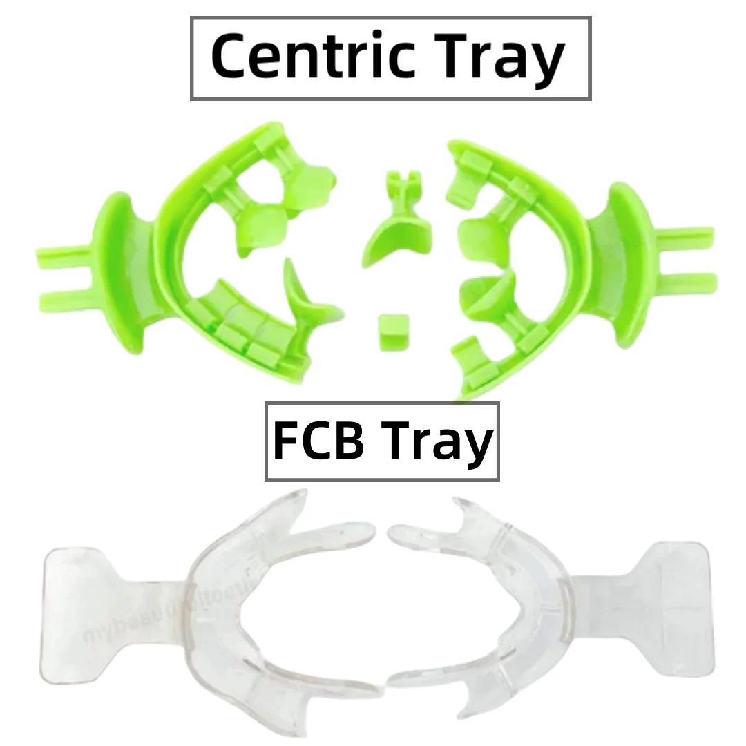 

Dental Centric Tray Edentulous Impression Bite Registration FCB Trays Mandibular Denture Frame Cut UTS Facebow Mount Articulator