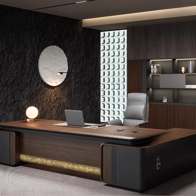 

Computer Minimalist Office Desk Nordic Aesthetic Design Modern Office Desk Crafts Luxury Meuble Bureau Commercial Furniture