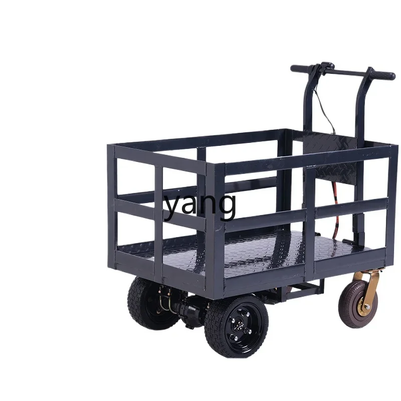 LMM Electric Flatbed Truck Load King Push-pull Handling Weights Turnaround Truck Trolley