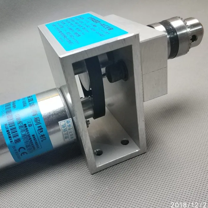 Tipo de redução da correia linha do eixo de uma peça de cabeça da máquina de perfuração sem tabela de energia viu o eixo da cabeça de broca 180 watts 350 watts