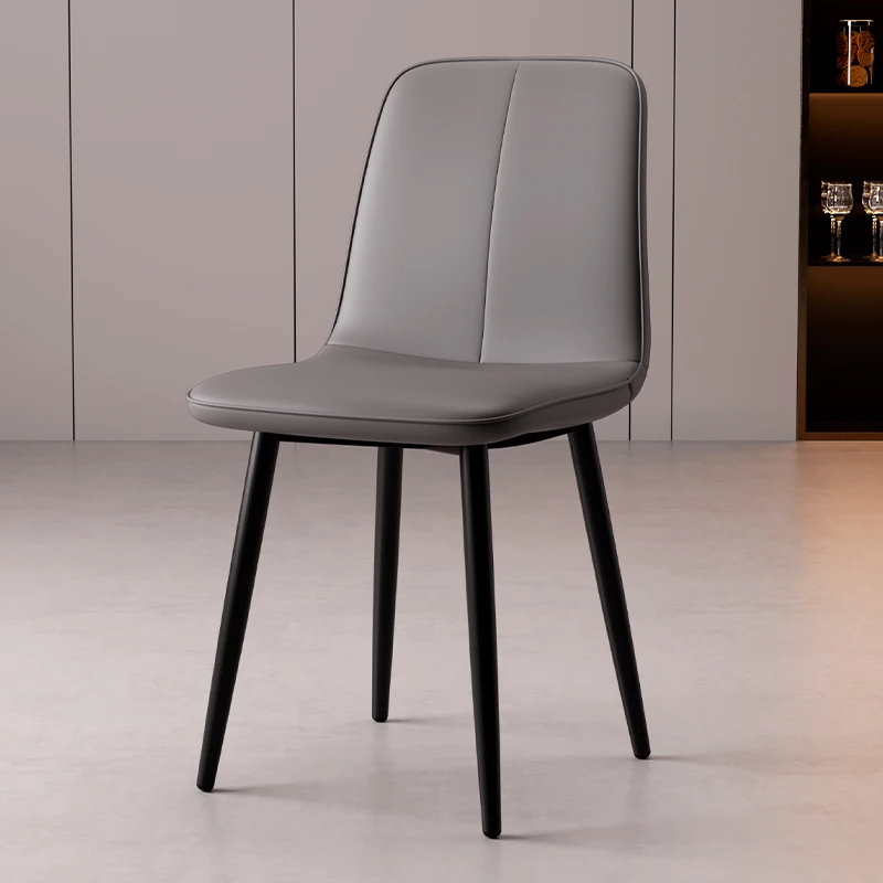 Greya Back Support Dinning Chair Eaiting High Leather Room Dinning Chair Mobile Nordic Sillas Para Comedor Home Furniture