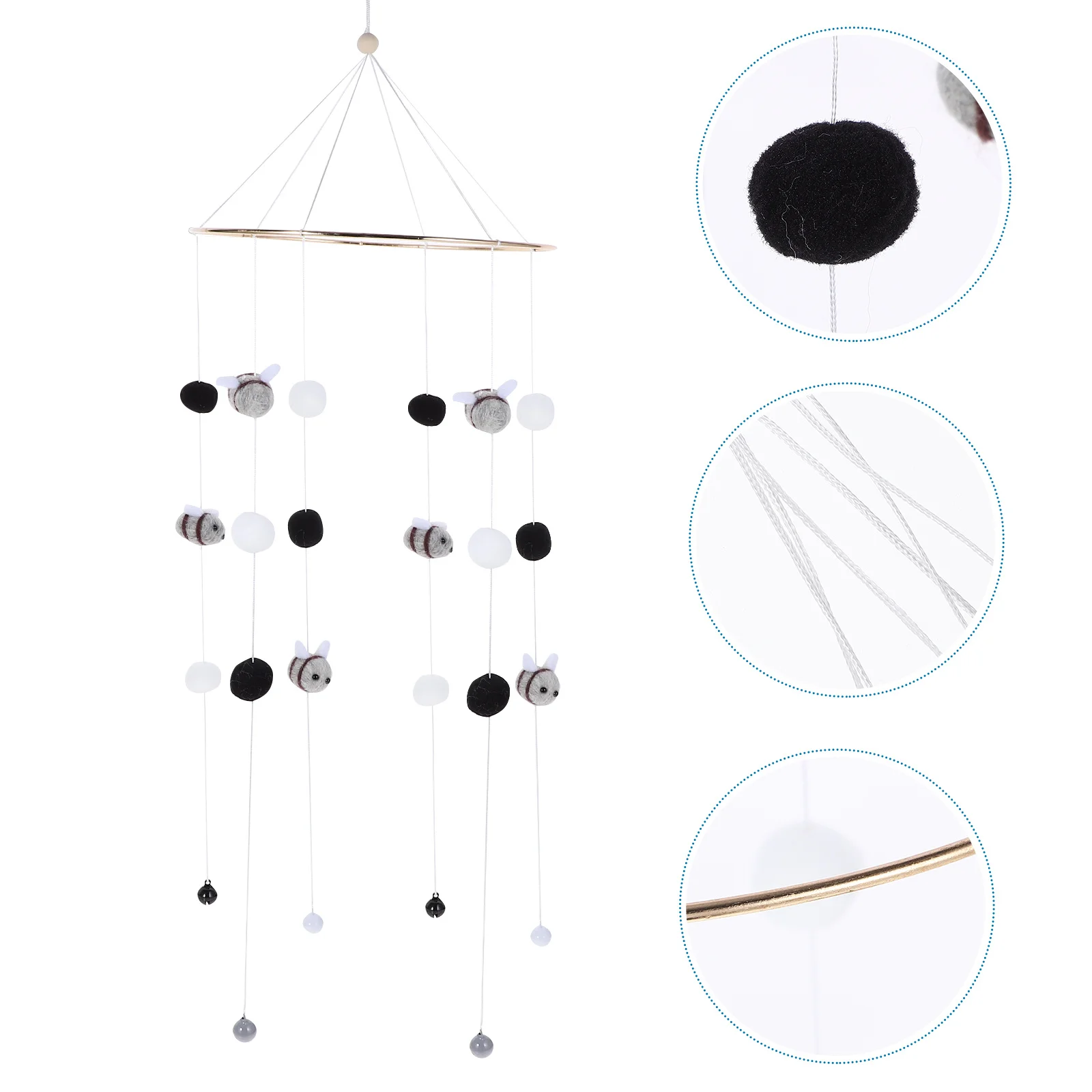Babybedje Mobiele Decoratie Kinderkamer Foto Props Kwekerij Bij Slaapkamer Hangende Windgong Hanger