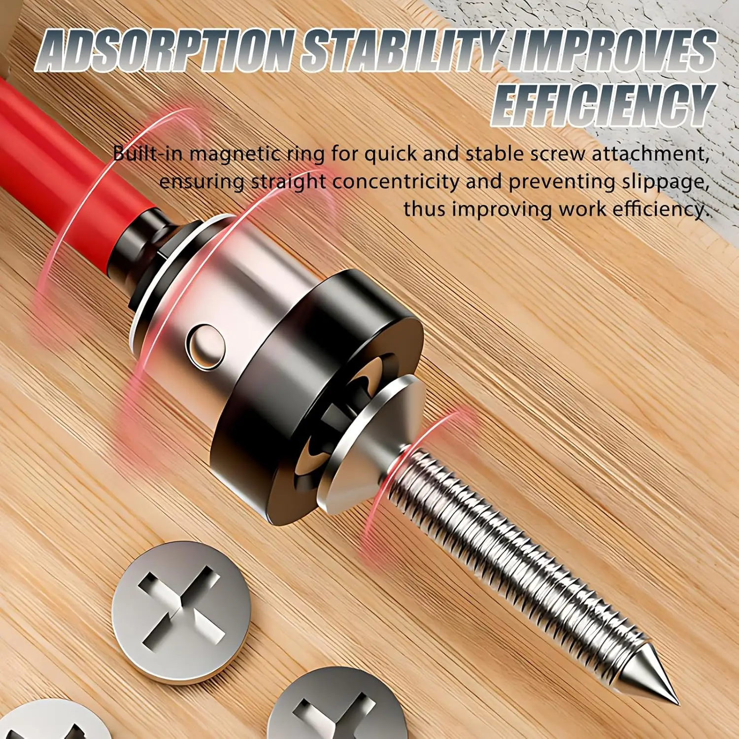 PH2 Magnetic Positioning Screwdriver Bits 1/4