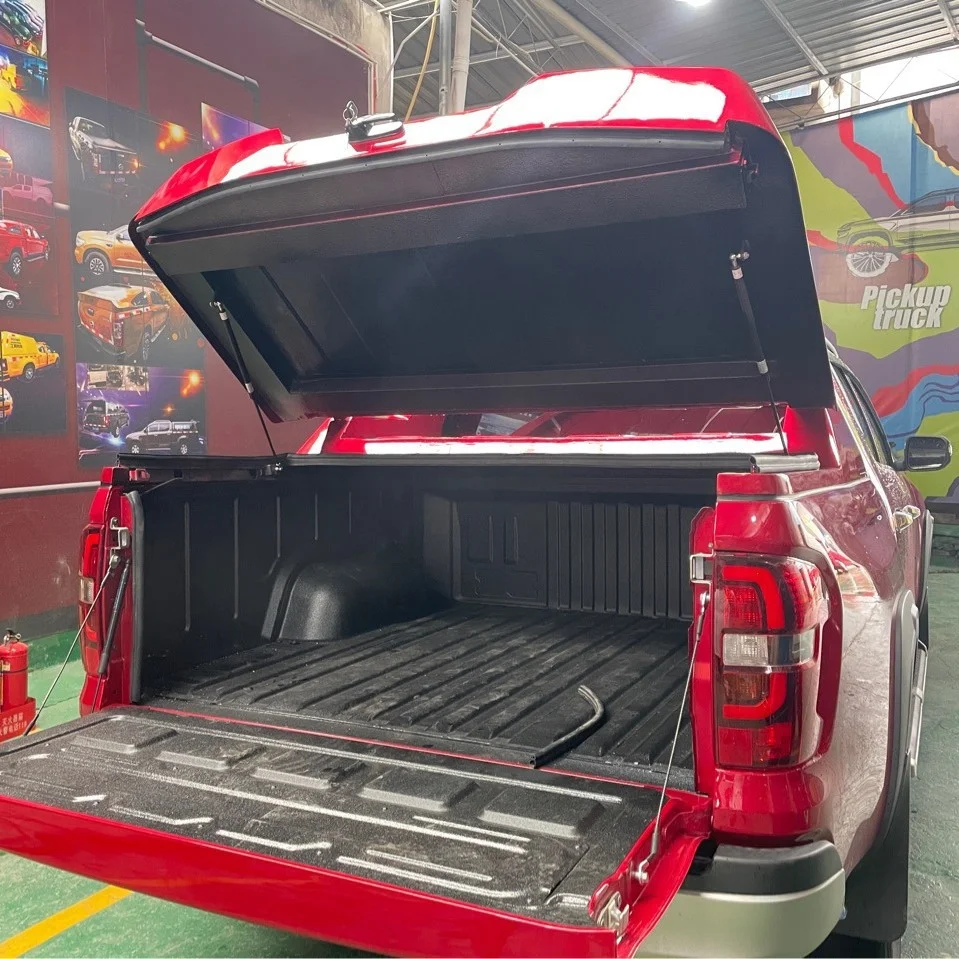 Pickup Truck Hard Tonneau Cover Folding Flat Bed For Changan F70 Hunter Land Rover