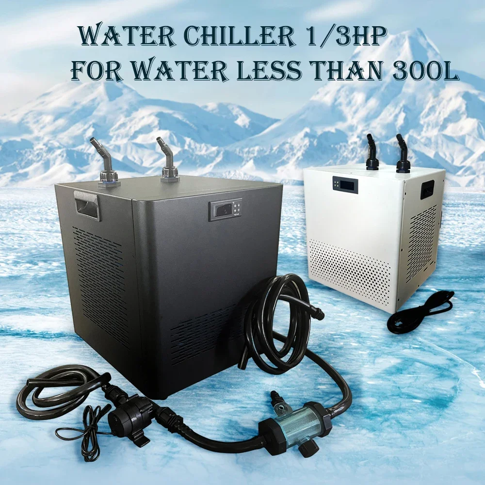 1/3 HP Water chiller water cooler with filter cool down to 40F for water Capacity less than 300L Custom-made