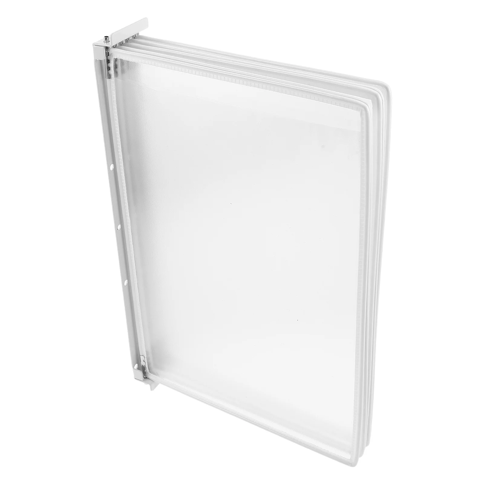 حامل ملفات مثبت على 5 صفحات منظم مستندات A4 لرف تخزين الحائط للمكتب تصميم بولي كلوريد الفينيل لتوفير المساحة ملف الحائط #6