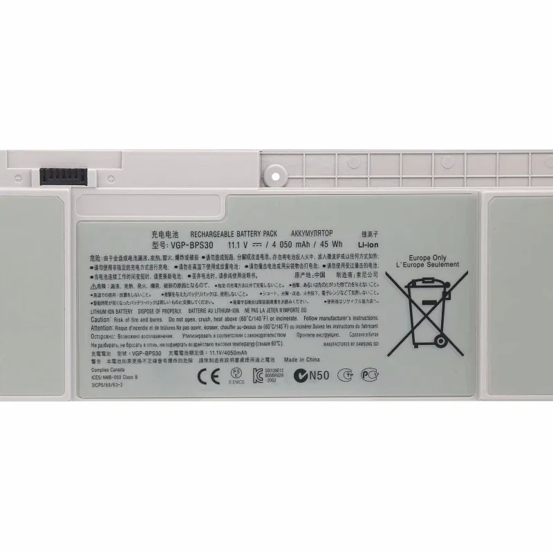 Batería de ordenador portátil para SONY VAIO, 11,1 V, 45WH, para T11, T13, VGP-BPS30, SVT-11, SVT131A11P, SVT13115FGB, SVT1312X1RS, SVT13132CXS