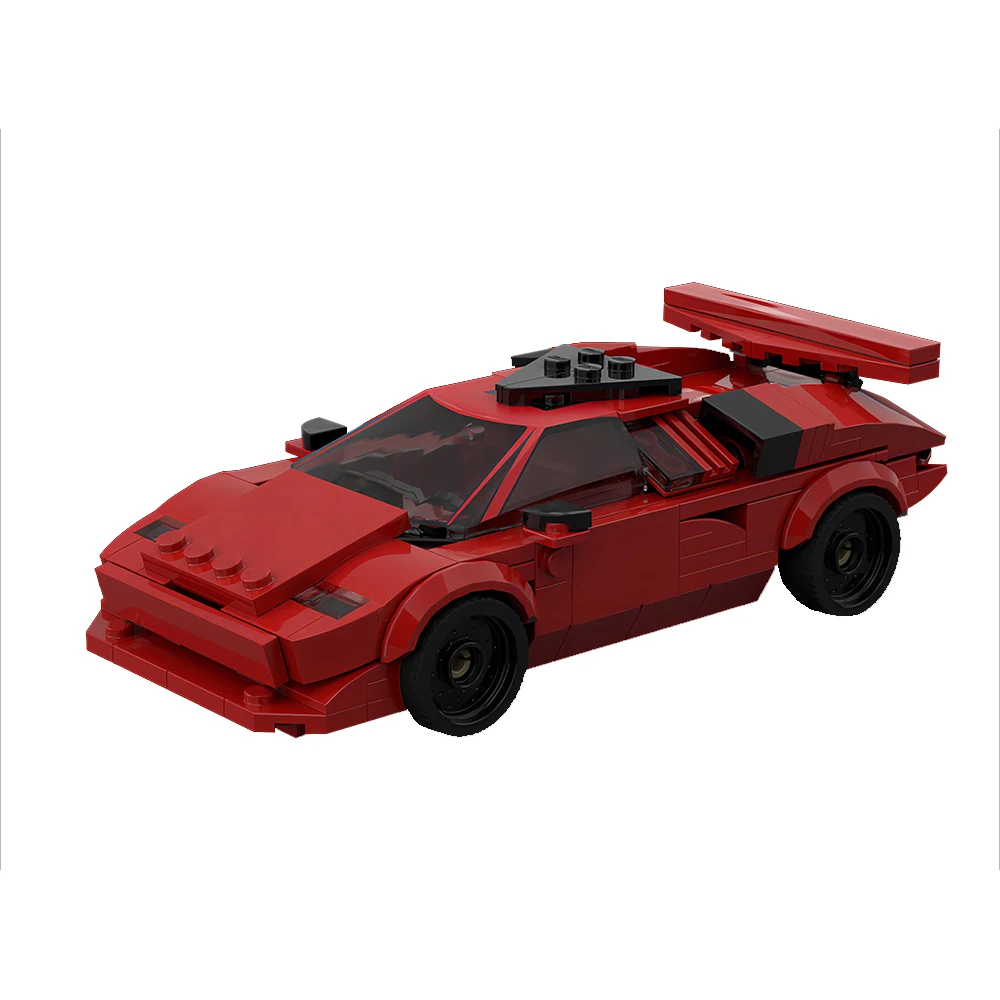 

Конструктор MOC 2 Форсаж 2 скоростной фунтов Countach, 254 шт., игрушечный конструктор «сделай сам», кирпич, новогодние праздничные подарки, скоростной Чемпион