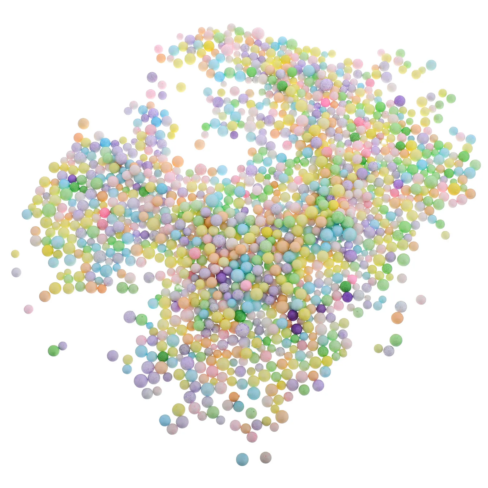 Colorful Foam Beads 4-6Mm Mini Foam Balls DIY Bean Bag Stuffing Filling for Crafts Wedding Holiday Party Bean Bag Beads view 4