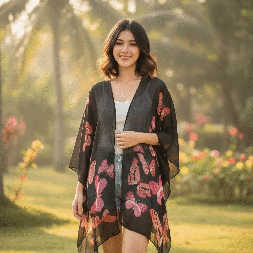 

Дышащая солнцезащитная накидка-шаль с пряжкой, длинная, тонкая, большая, легкая, из полиэстера, для пляжного отдыха