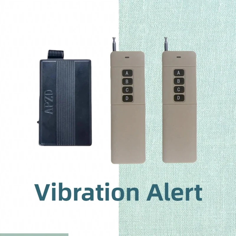 Wireless Remote Control of Vibration Sensor, Small Vibration Reminder, Deaf, Blind and Elderly Call Device