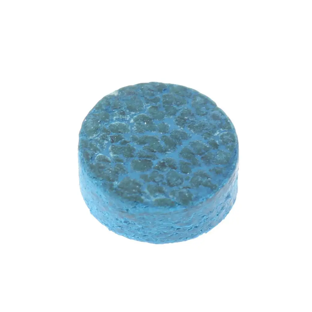 Royal Blue Glue-on Billiard Tip Leather Cue Care Kit for Snooker Stick Replacement Tools Set