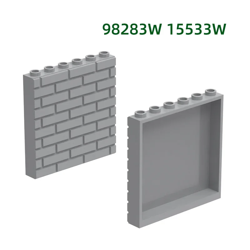MOC 1PCS 98283W 15533W 1x6x5 Wall Building Blocks 59349 Special Panel Part Bricks Compatible Particle Assemble Toy Children Gift