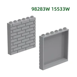 MOC 1PCS 98283W 15533W 1x6x5 Wall Building Blocks 59349 Special Panel Part Bricks Compatible Particle Assemble Toy Children Gift