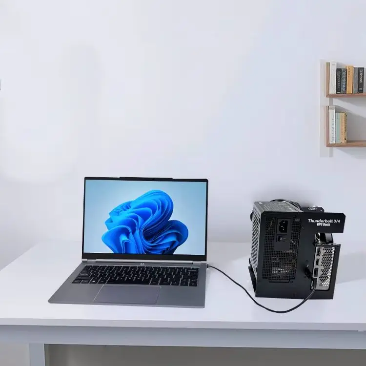 Thunderbolt 3 / Thunderbolt 4 eGPU Bracket, PCIe External GPU Stand. Supports RTX 4090 / RX 7900XT, Compatible with Standard ATX