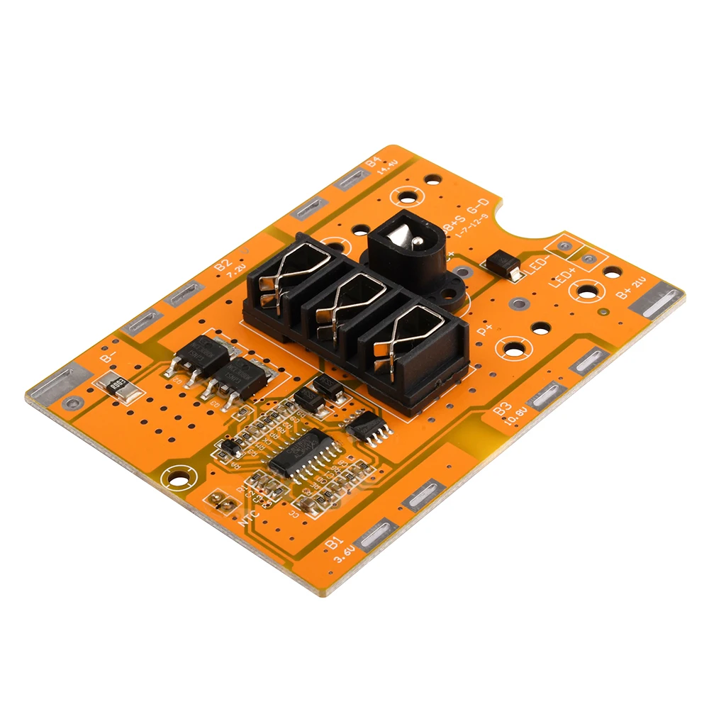 BMS 5S 20A 21V 18650 Li-ion Battery Charge Board NTC Temperature Protection For Electric Tools