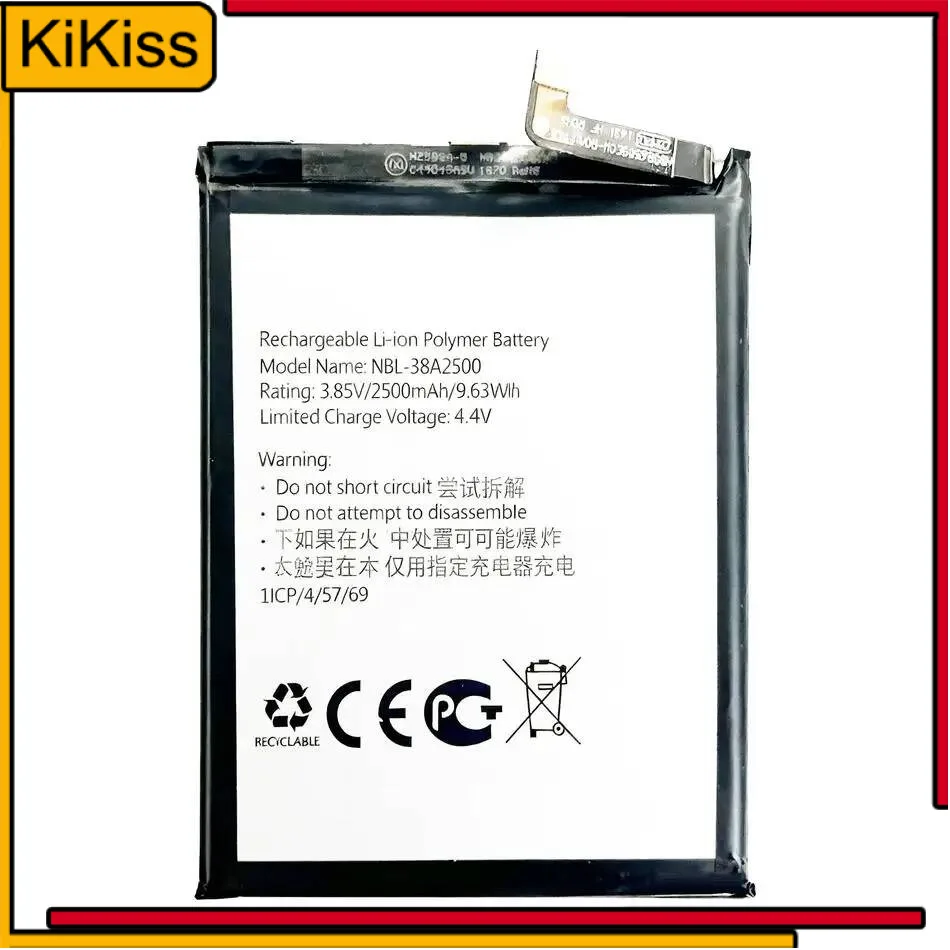 

For TP-Link Neffos X1 Lite TP904A TP904C Environmentally Friendly Nbl-38A2500 Mobile Phone Battery 2500Mah High Compatibility