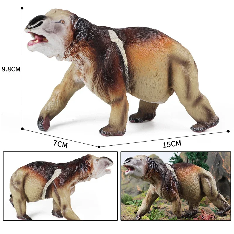 Simulated Prehistoric Behemoth Figurines Animal Figure Toys Extinct Organism Mammoth Diprotodon Action Figure Collection Kid Toy