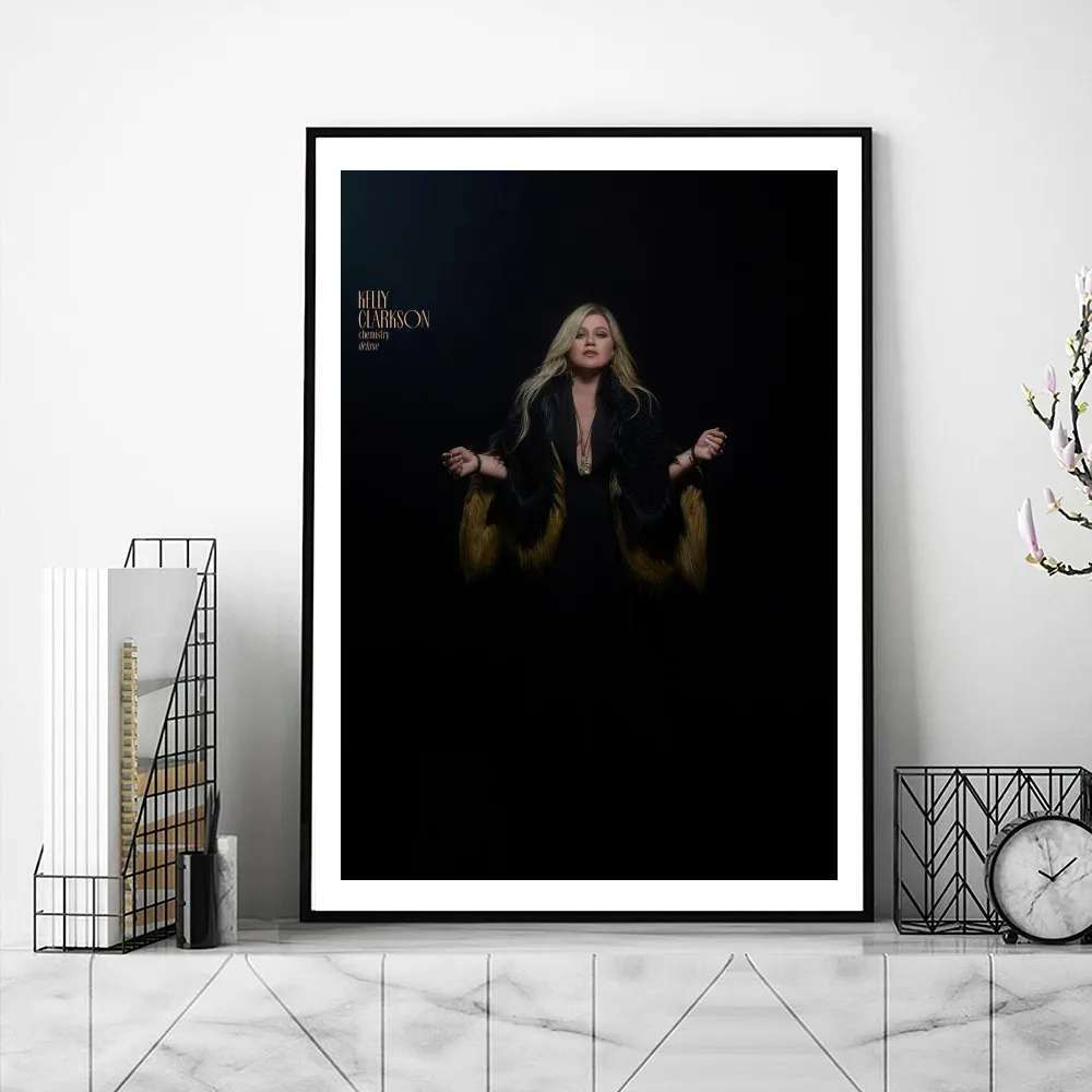 Kelly Clarkson Chemistry Poster Gallery Prints Self Adhesive Home Decor Decoration Wall Decals Living Room Sticker