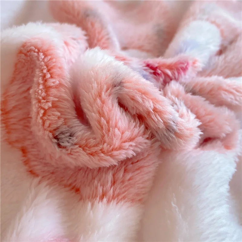 1pc Super Warm Duvet Cover for Winter Coral Fleece housse de couette for Bed Single/Queen/King 이불커버 dekbedovertrek 240x220