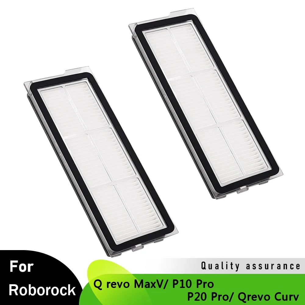 HEPA-фильтр для Xiaomi Roborock Q Revo MaxV/ P10 Pro/ P20 Pro/ Qrevo CurV, аксессуары для пылесоса, фильтр, крышка фильтра HEPA-фильтр для Xiaomi Roborock Q Revo MaxV/ P10 Pro/ P20 Pro/ Qrevo CurV, аксессуары для пылесоса, фильтр, крышка фильтра