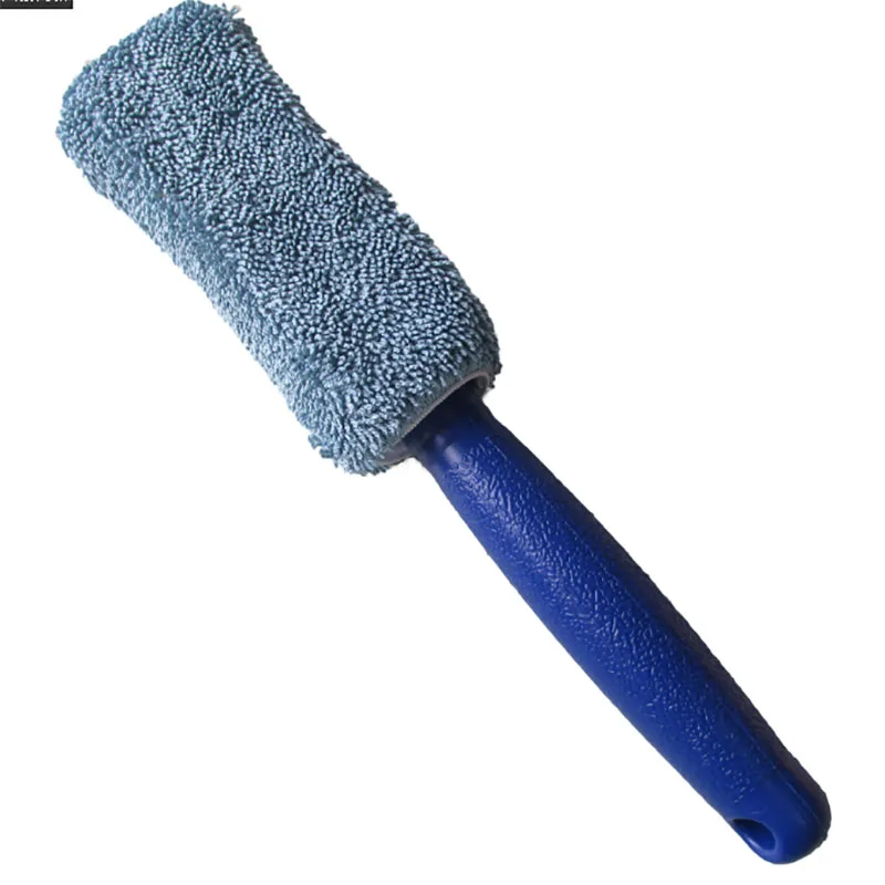 Car Wash Tire Brush Fiber Car Wheel Brush Twist Braid Cloth Wipe Car Cleaning Supplies