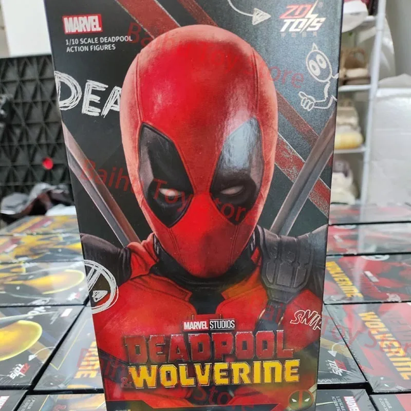 NEW ZD Deadpool And Wolverine Action Figure Toy Deadpool 3 Figures Marvel Super Hero Figurine PVC Model Doll Boys Christmas Gift