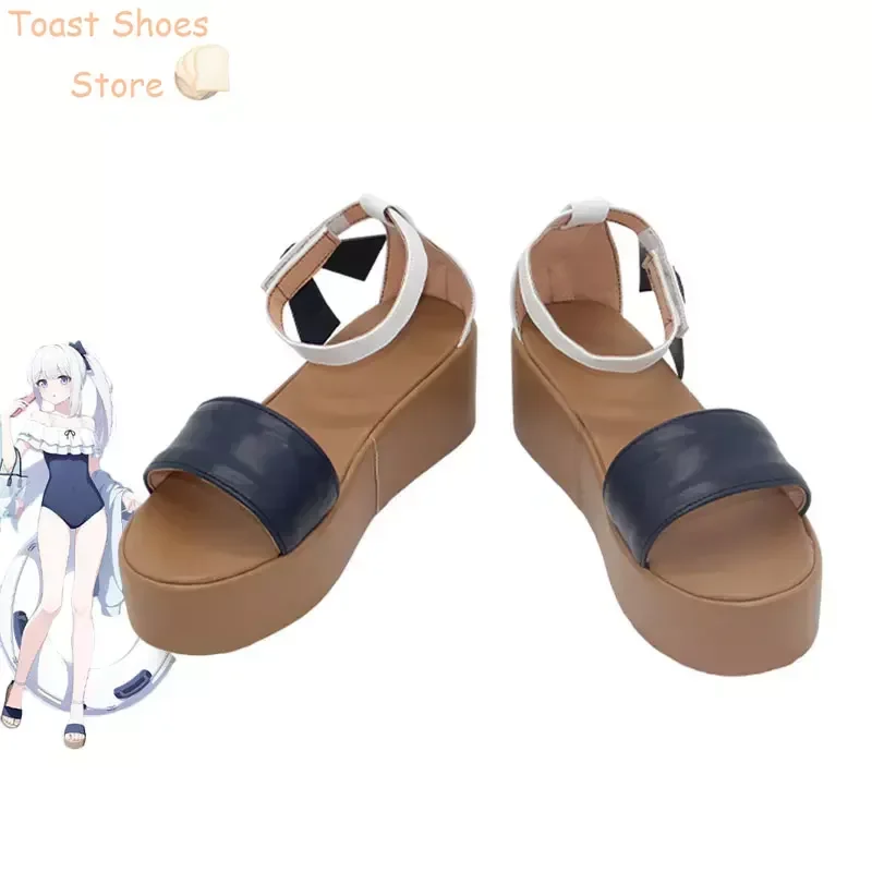 Game Blue Archive Tsukiyuki Miyako Cosplay Shoes Halloween Carnival Boots PU Shoes Cosplay Props Costume Prop