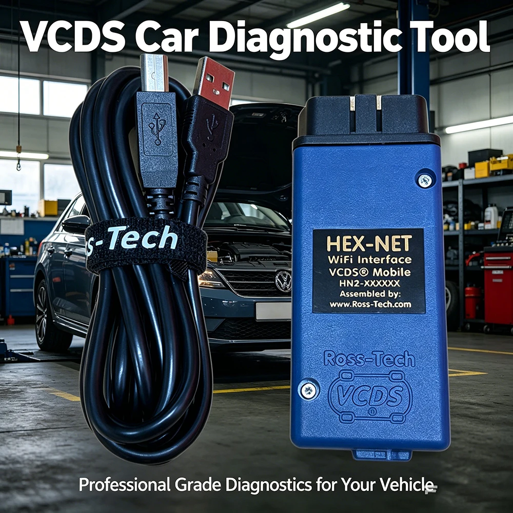 2026 Novo Interface VAG HEX V2 COM WIFI para VAGCOM VAG COM VW-AUDI Ferramenta Profissional de Diagnóstico Automotivo com Atualização de Hardware AUTO COM VCDS