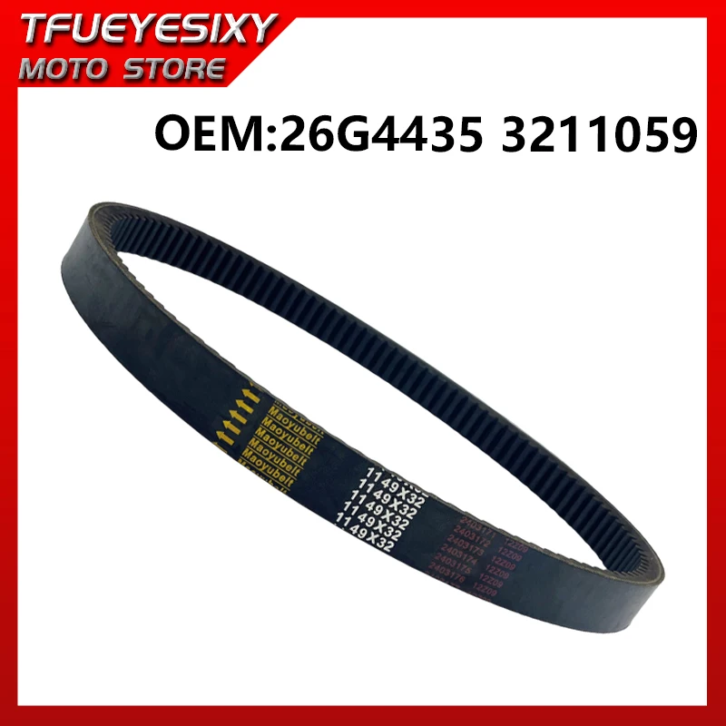 

TFUEYESIXY Drive Belt 1149X32 26G4435 3211059 For Polaris Sport 440 SKS Touring Super Sport Transport 440 Trail 440 Deluxe