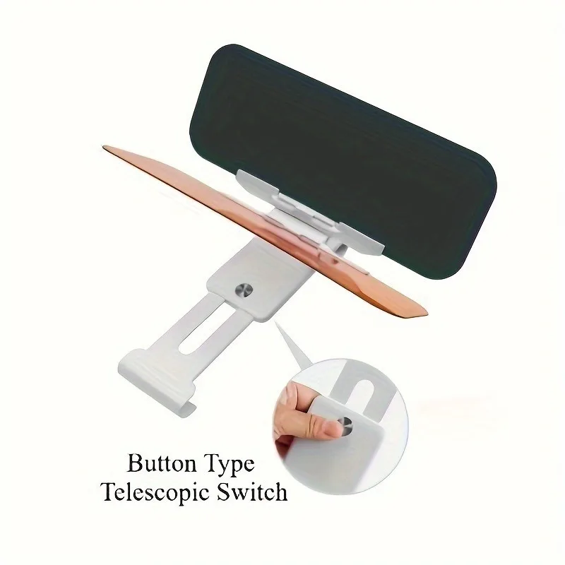 1 قطعة/2 قطعة واقي من الشمس للسيارة قابل للتعديل مع إبزيم للإغلاق - درع مستقطب ABS مضاد للوهج للاستخدام النهاري والليليلي، #4