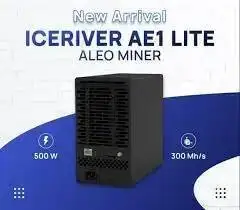 Compre 20 e ganhe 11 grátis ICERIVER AE1 LITE 300MH/S 500W ALEO Miner 100-240V AC com PSU Navio