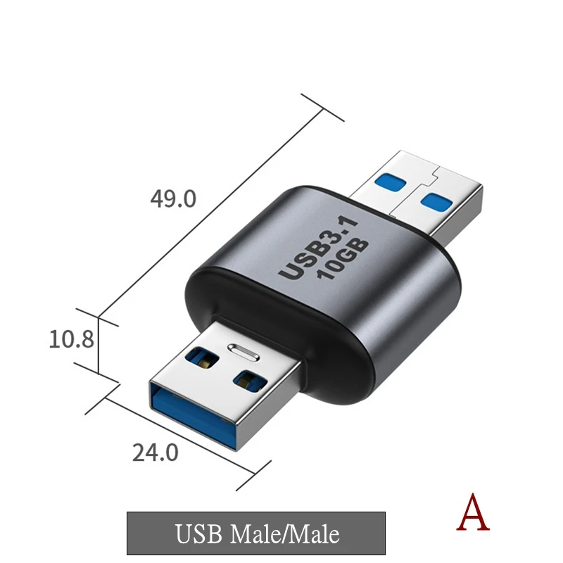 10Gbps Type C To USB 3.1 Converter Male Female Charging Port Adapter High Speed Data OTG Transfer Phone Macbook Tablet Connector