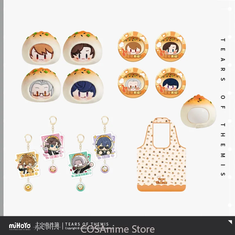 

Официальный товар miHoYo, оригинальный аниме «Слезы ФемидыWDDSJB», значок для косплея, брелок с вороном, библиотеки, рождественский подарок