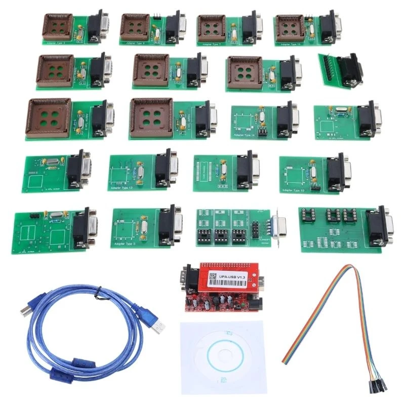 2025 New Professional Adapter Set USB Programmer Plastic USB V2014 Complete with Adapters Full set for Vehicle Operations