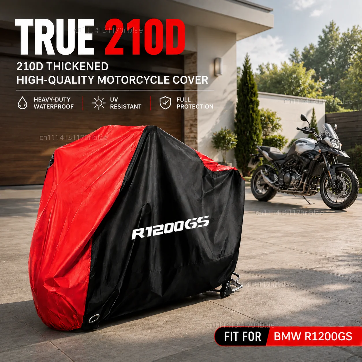

For BMW R1200GS 2007-2011 2012 R 1200 GS adv Adventure 2008-2011 2012 210D Motorcycle Cover Waterproof Dustproof UV Cover