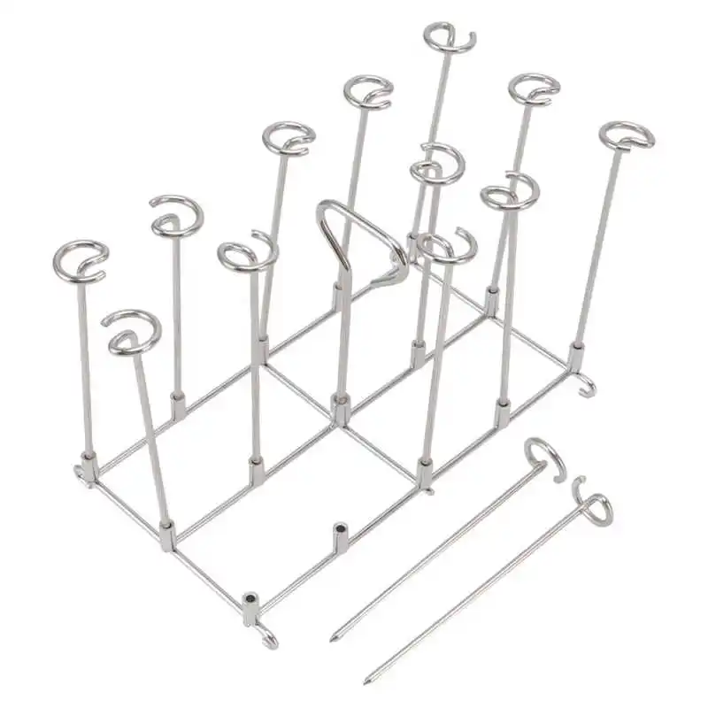 프라이어 꼬치 스탠드 그릴 수직 꼬치 거치대, DZ201 Foodi 8QT 프라이어 액세서리