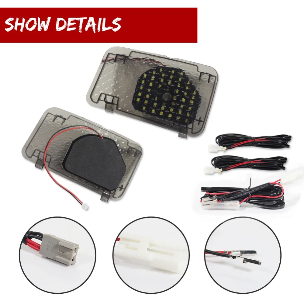 For Toyota Corolla Cross 2022-2026 Xenon White LED Rear Trunk Cargo Area Lights Rear Hatch Door Tailgate Lights Interior Lights