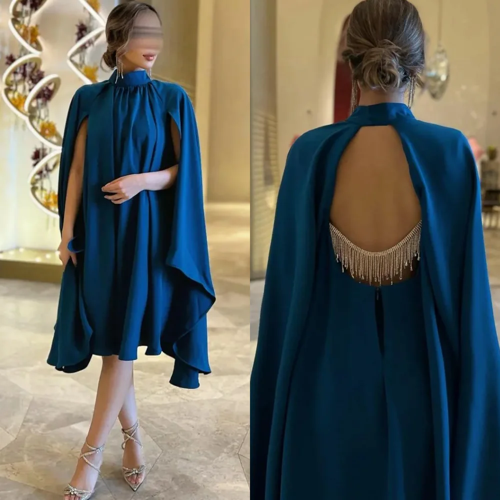 Jiayigong-Robe droite en satin avec pompon pour femme, robe à col haut, rétro, exquis, occasion formelle, éducatif, 138