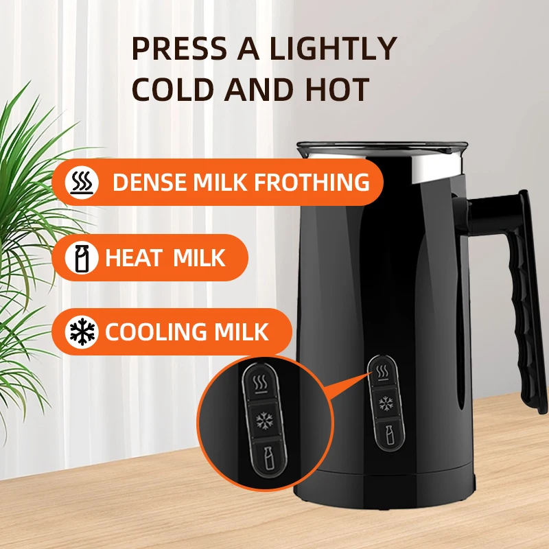 Электрический вспениватель молока, автоматический подогреватель молока, вспениватель для кофе, латте, капучино